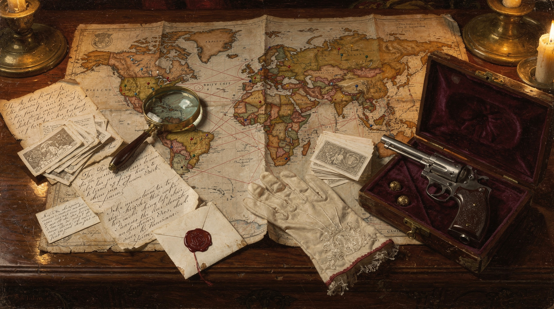 What is Empire Veil? A Cooperative Victorian Detective Board Game